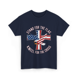 Stand For The Flag Patriot Eagle T-Shirt - Navy