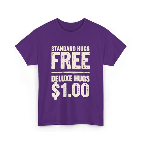 Standard Hugs T-Shirt - Purple