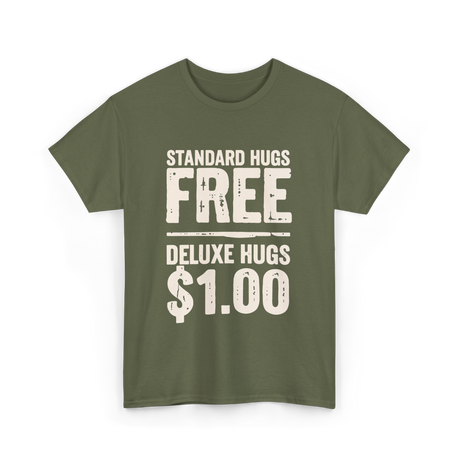 Standard Hugs T-Shirt - Military Green