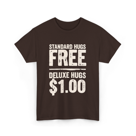 Standard Hugs T-Shirt - Dark Chocolate