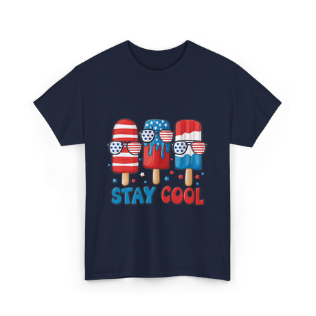 Stay Cool Popsicle USA Independence T-Shirt - Navy