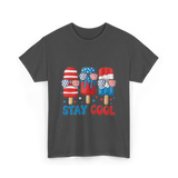 Stay Cool Popsicle USA Independence T-Shirt - Dark Heather