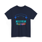 Stays At Bingo Bingo Player T-Shirt - Navy