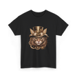 Steampunk Cat Steampunk Art T-Shirt - Black