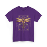 Steampunk Dragonfly Steampunk Art T-Shirt - Purple