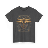 Steampunk Dragonfly Steampunk Art T-Shirt - Dark Heather