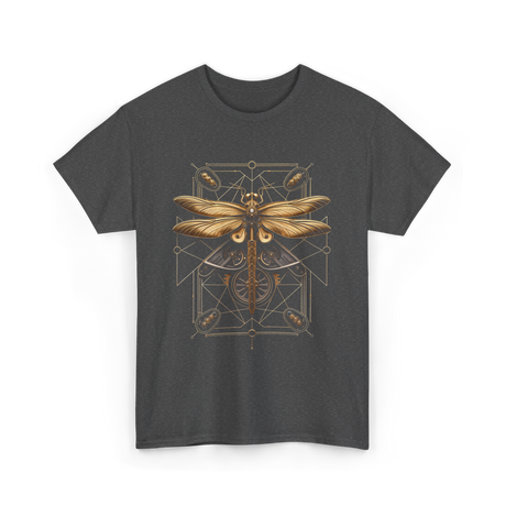 Steampunk Dragonfly Steampunk Art T-Shirt - Dark Heather