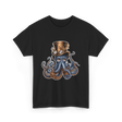 Steampunk Octopus Octopus Art T-Shirt - Black