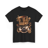 Steampunk Pug Dog Steampunk Pug T-Shirt - Black