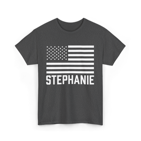 Stephanie Name Personalized Gift T-Shirt - Dark Heather