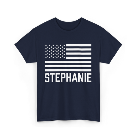 Stephanie Name Personalized Gift T-Shirt - Navy