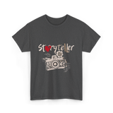 Storyteller Camera Photography T-Shirt - Dark Heather