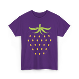 Strawberry Fruit Design Berry T-Shirt - Purple