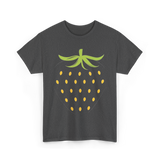 Strawberry Fruit Design Berry T-Shirt - Dark Heather