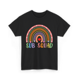 Sub Squad Rainbow Teacher T-Shirt - Black