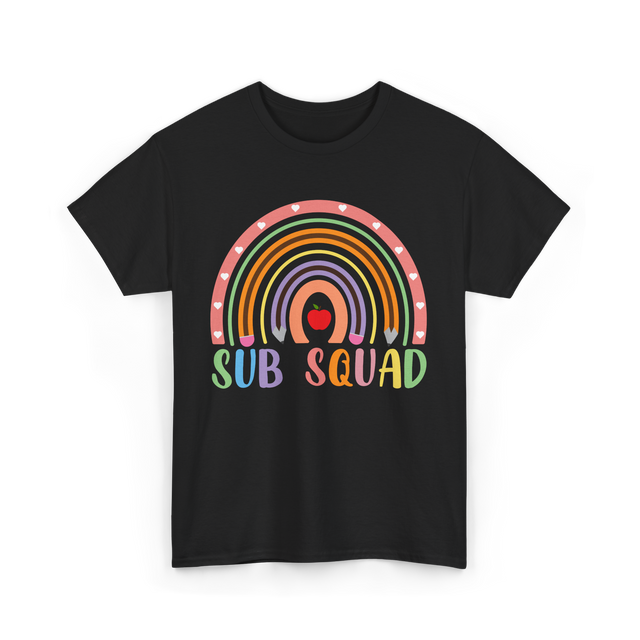 Sub Squad Rainbow Teacher T-Shirt - Black