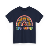 Sub Squad Rainbow Teacher T-Shirt - Navy