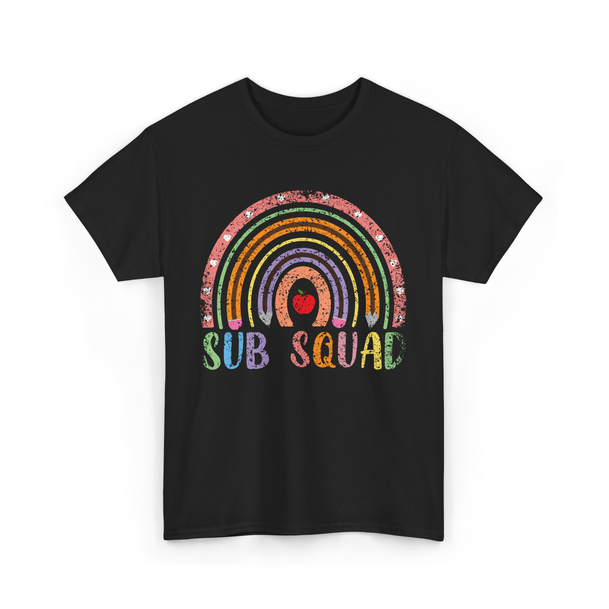 Sub Squad Rainbow Teachers T-Shirt - Black