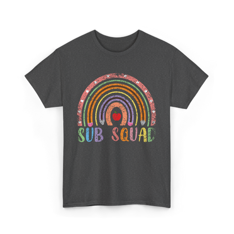 Sub Squad Rainbow Teachers T-Shirt - Dark Heather