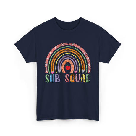 Sub Squad Rainbow Teachers T-Shirt - Navy