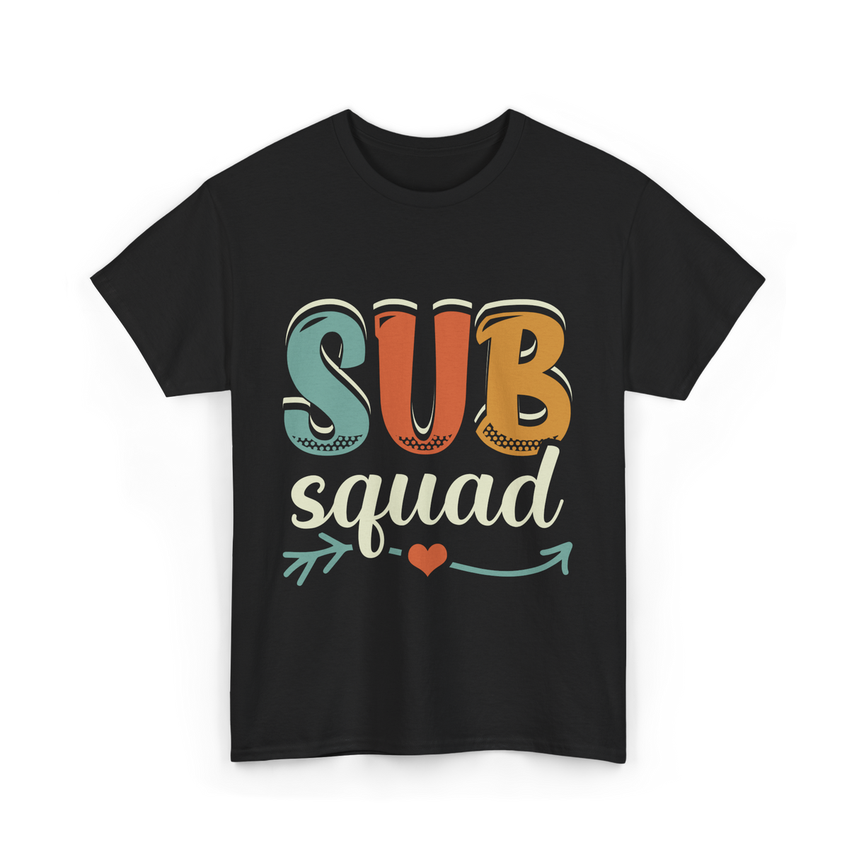 Sub Squad Teacher Education T-Shirt - Black