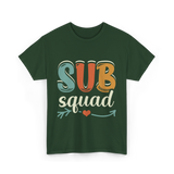 Sub Squad Teacher Education T-Shirt - Forest Green