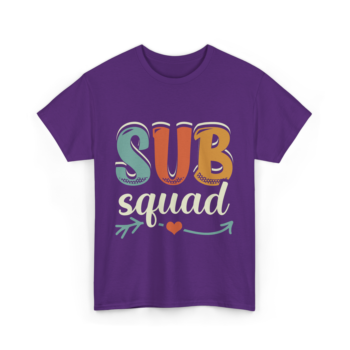 Sub Squad Teacher Education T-Shirt - Purple