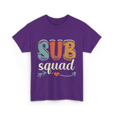 Sub Squad Teacher Education T-Shirt - Purple