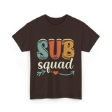 Sub Squad Teacher Education T-Shirt - Dark Chocolate