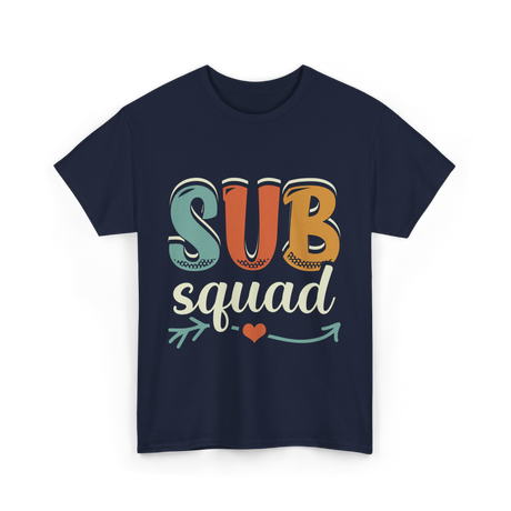 Sub Squad Teacher Education T-Shirt - Navy