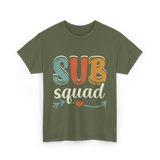 Sub Squad Teacher Education T-Shirt - Military Green