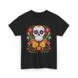 Sugar Skull Guitar T-Shirt - Black