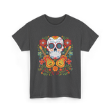 Sugar Skull Guitar T-Shirt - Dark Heather