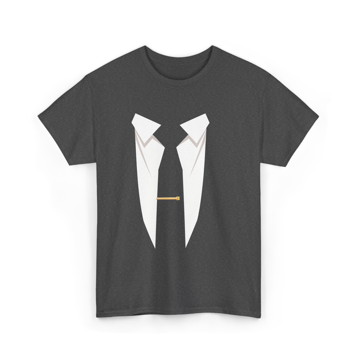 Suit and Tie Formal Occasion T-Shirt - Dark Heather