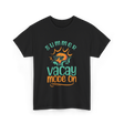 Summer Vacay Mode Vacation T-Shirt - Black