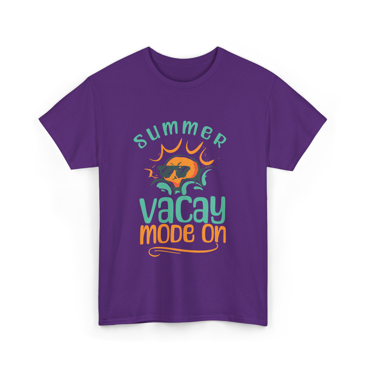 Summer Vacay Mode Vacation T-Shirt - Purple