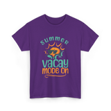 Summer Vacay Mode Vacation T-Shirt - Purple