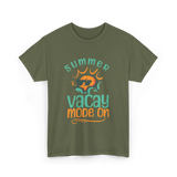 Summer Vacay Mode Vacation T-Shirt - Military Green