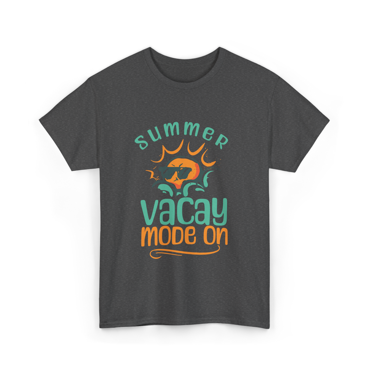 Summer Vacay Mode Vacation T-Shirt - Dark Heather