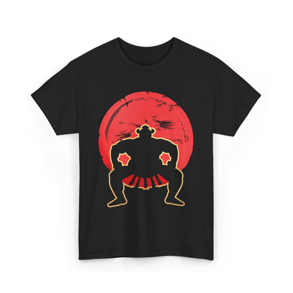 Sumo Wrestler Japan Culture T-Shirt - Black