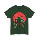 Sumo Wrestler Japan Culture T-Shirt - Forest Green