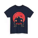 Sumo Wrestler Japan Culture T-Shirt - Navy