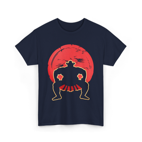 Sumo Wrestler Japan Culture T-Shirt - Navy