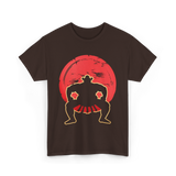 Sumo Wrestler Japan Culture T-Shirt - Dark Chocolate