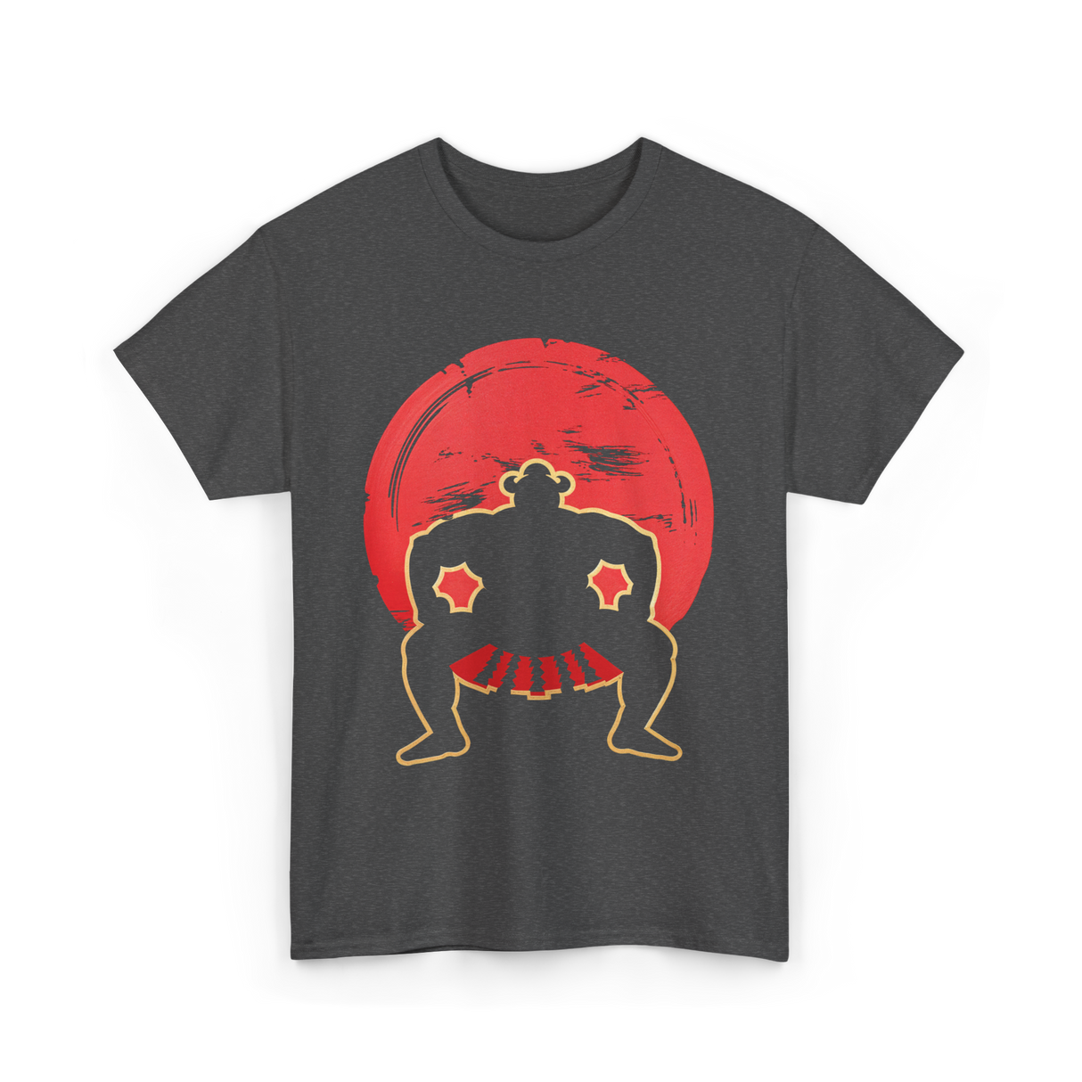 Sumo Wrestler Japan Culture T-Shirt - Dark Heather