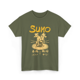 Sumo Wrestling Sumo Wrestler T-Shirt - Military Green