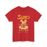 Sumo Wrestling Sumo Wrestler T-Shirt - Red