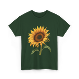 Sunflower Flower T-Shirt - Forest Green