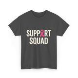 Support Squad Breast Cancer Awareness T-Shirt - Dark Heather