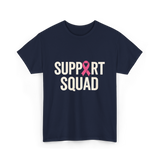 Support Squad Breast Cancer Awareness T-Shirt - Navy